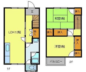 西村荘の物件間取画像